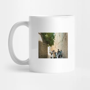 Israel, Jerusalem. Old City Street Mug